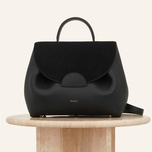 Polene Numero Uno Trio Bag (Suede and Leather)